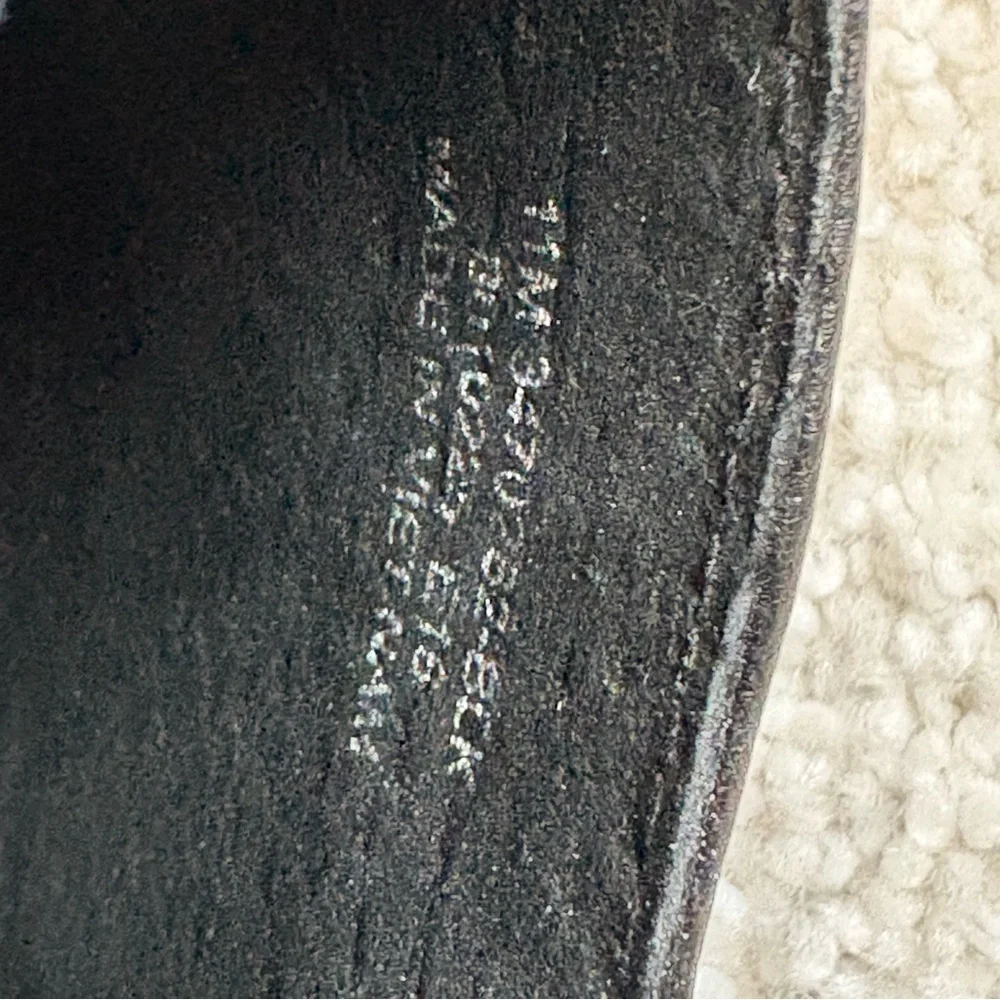 FRYE-  Kenzie Venetian Black Leather flats Sz 11 - Picture 7 of 8